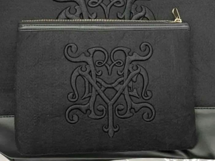 黒ミサ HYDE 刺繍ロゴポーチ