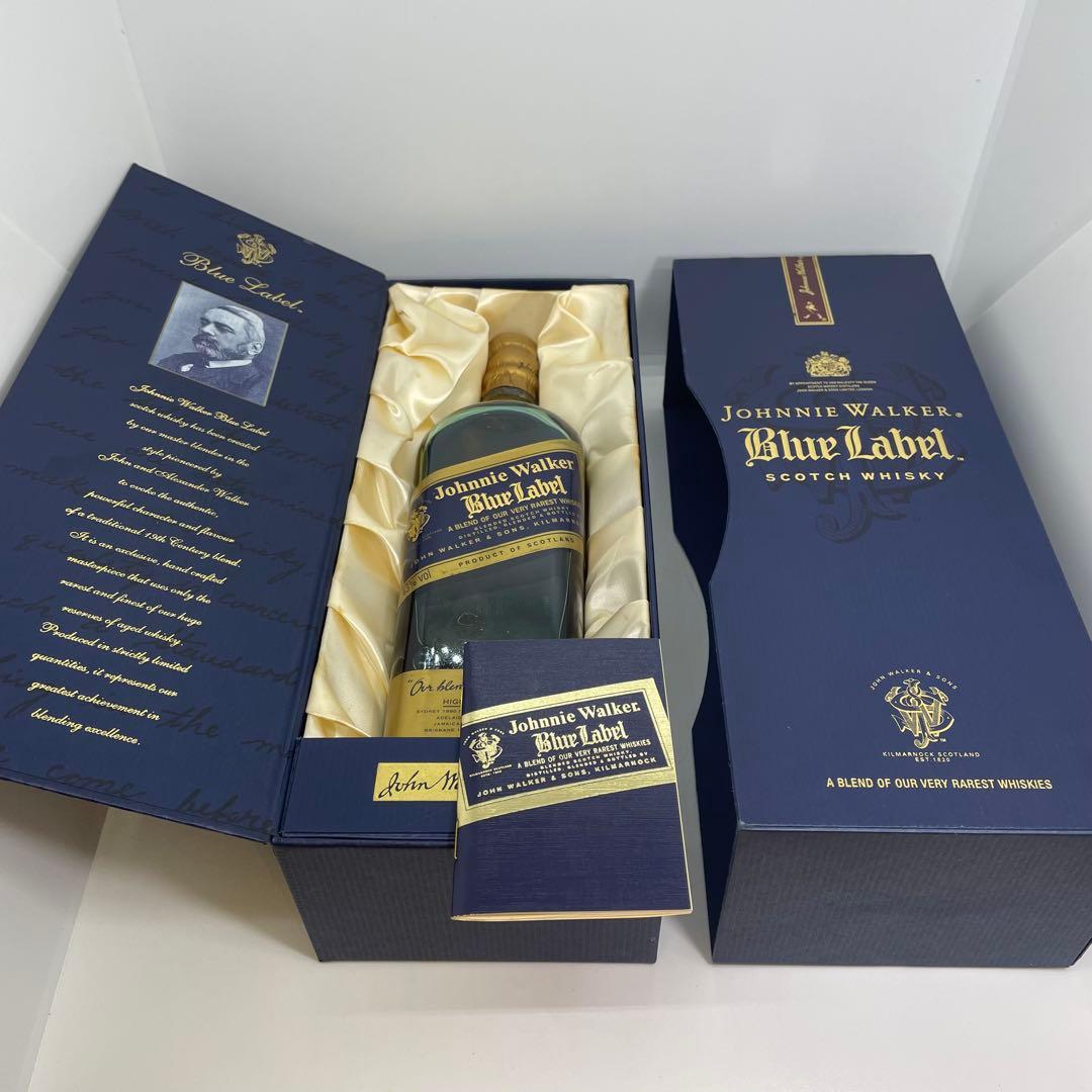【未開栓・古酒】ジョニーウォーカー ブルーラベル 750㎖/43% 化粧箱入