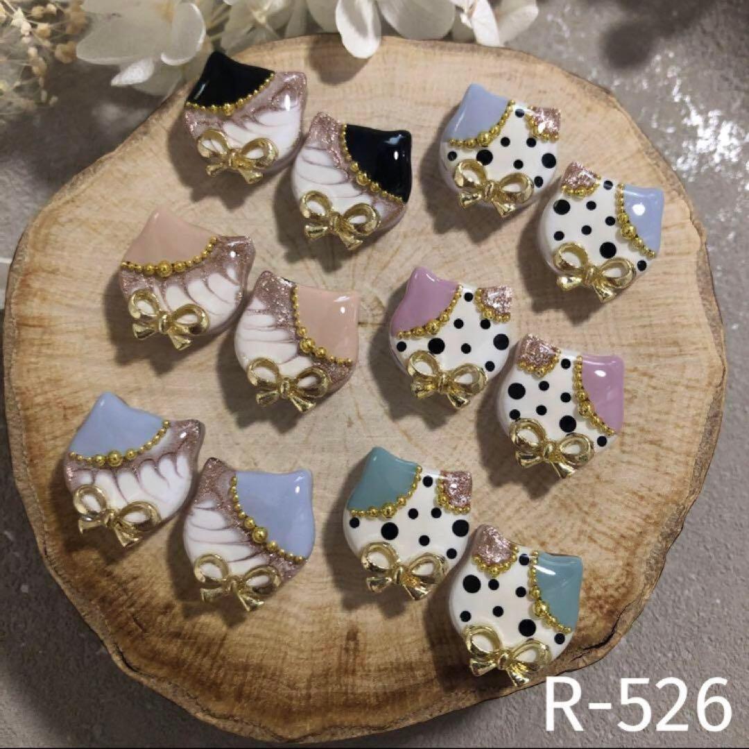 R-519 ✴︎レジンカボション6カラーஐ.*