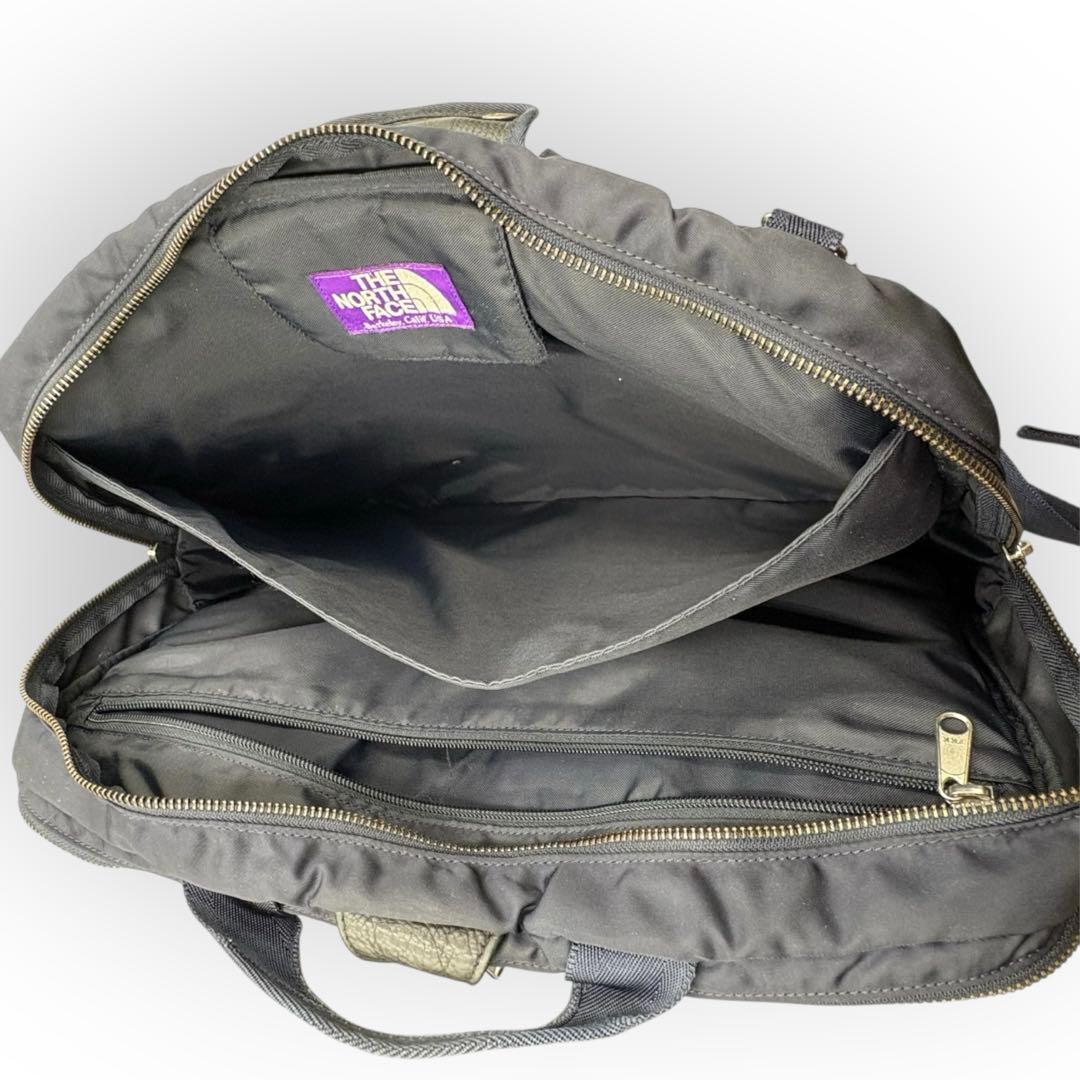 【美品】ザノースフェイスパープルレーベル 3Way Bag