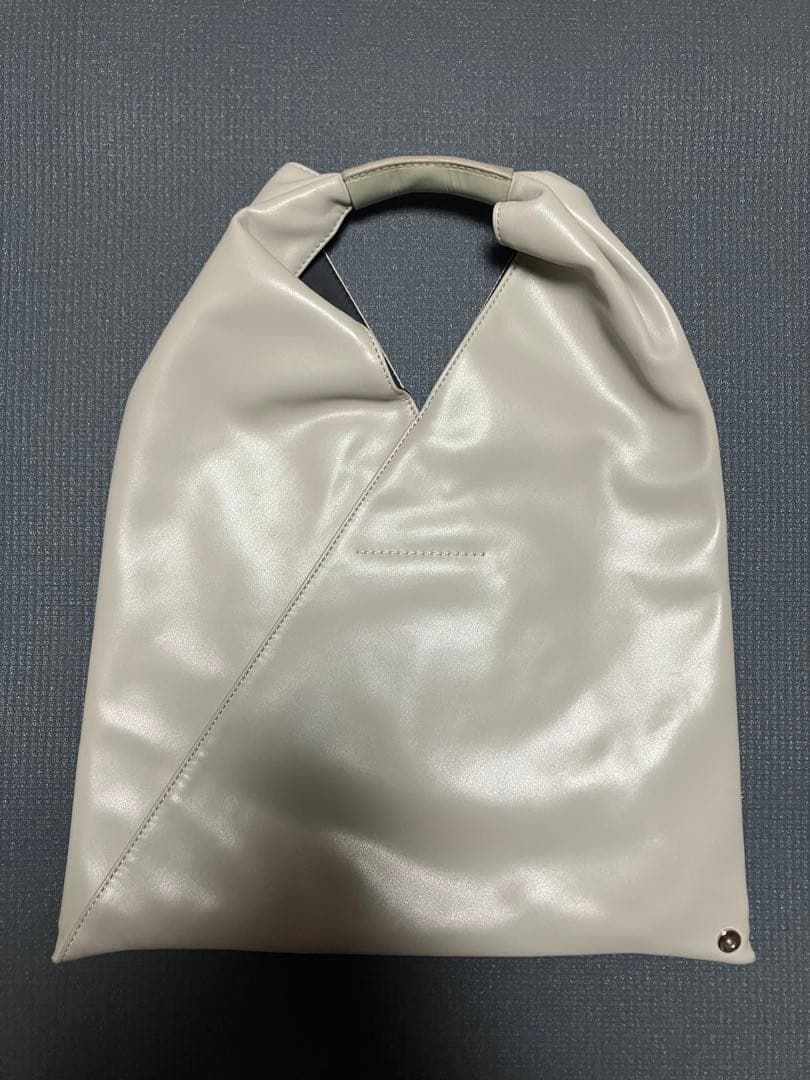タグあり MM6 ジャパニーズバッグ クラシック スモール ライトグレー