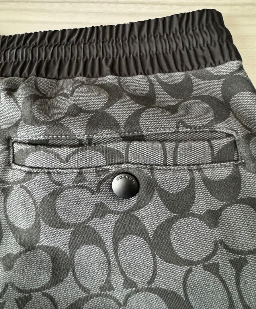 上下　セットアップ　COACH シグネチャー　パーカ　パンツ　Sサイズ