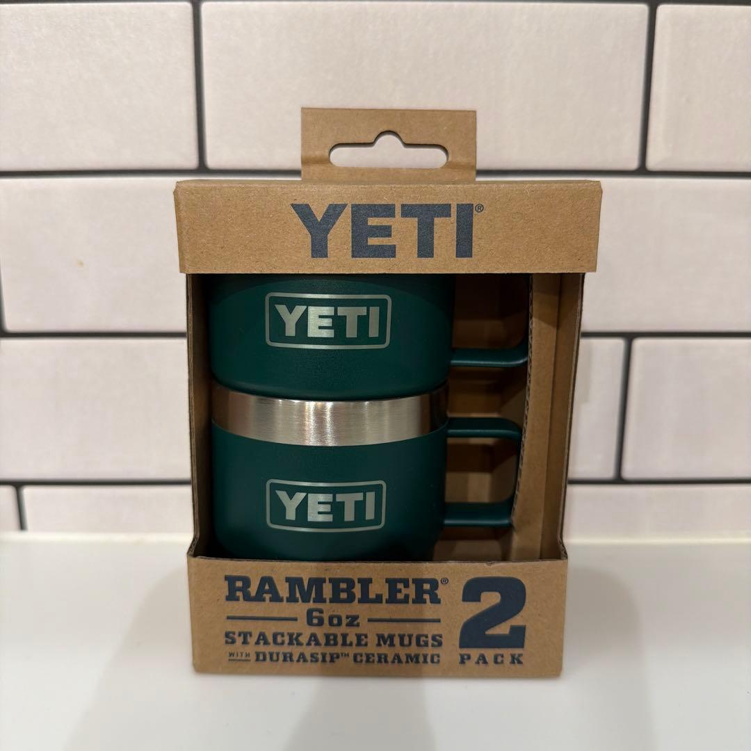 YETI Rambler 6oz Stackable Mugs 2個セット