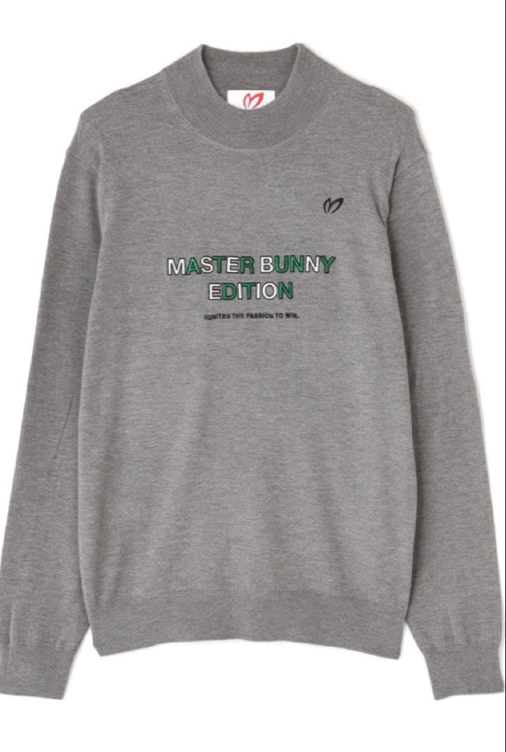 新品 パーリーゲイツ マスターバニー カシミヤ混 タートルネックニット(4)M