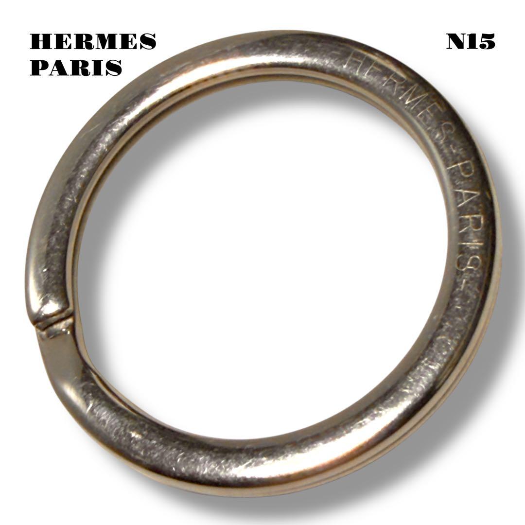 希少品！ HERMES PARIS エルメス パリ キーホルダー シルバー 銀