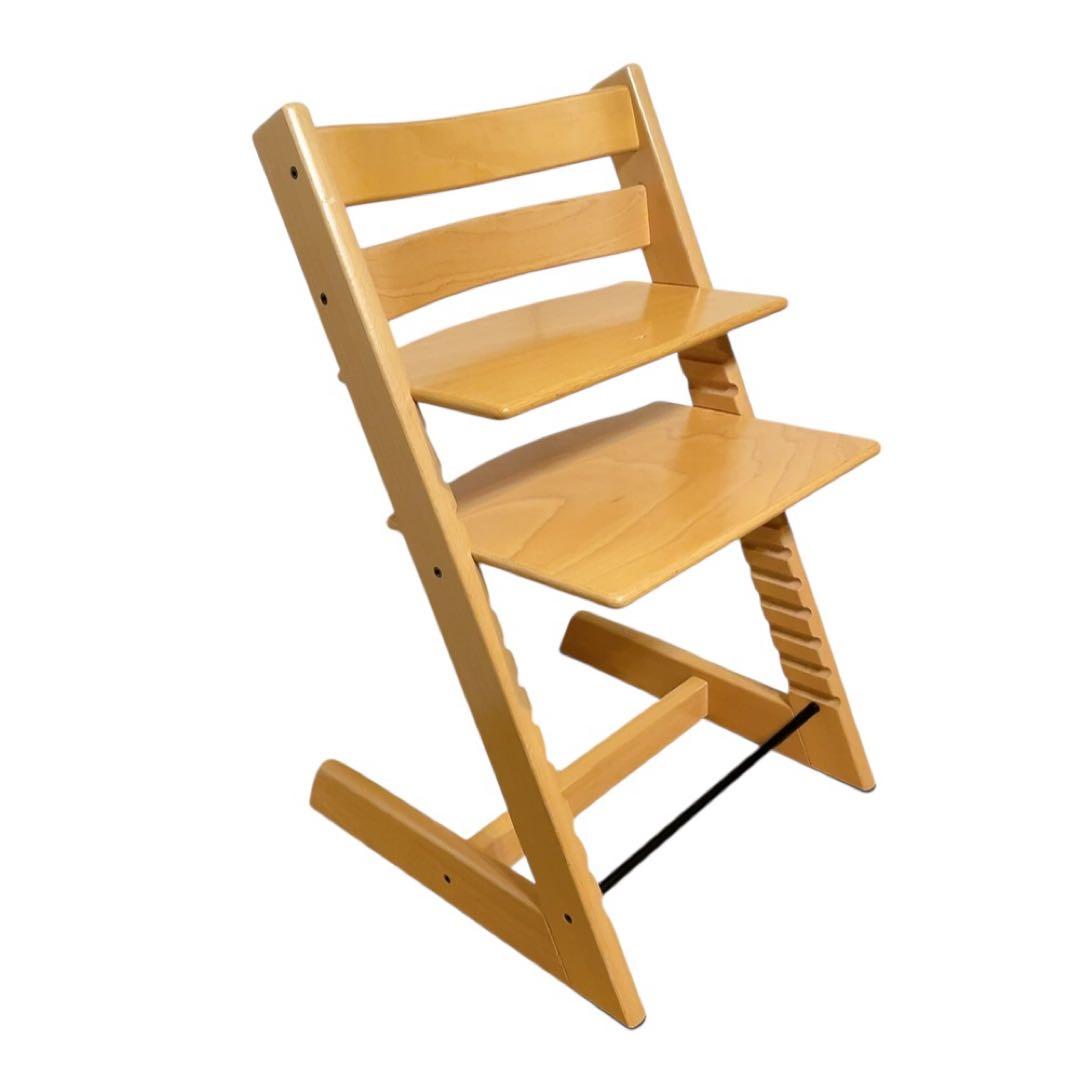 【美品】ストッケ　トリップトラップ　ナチュラル　シリアル6 stokke
