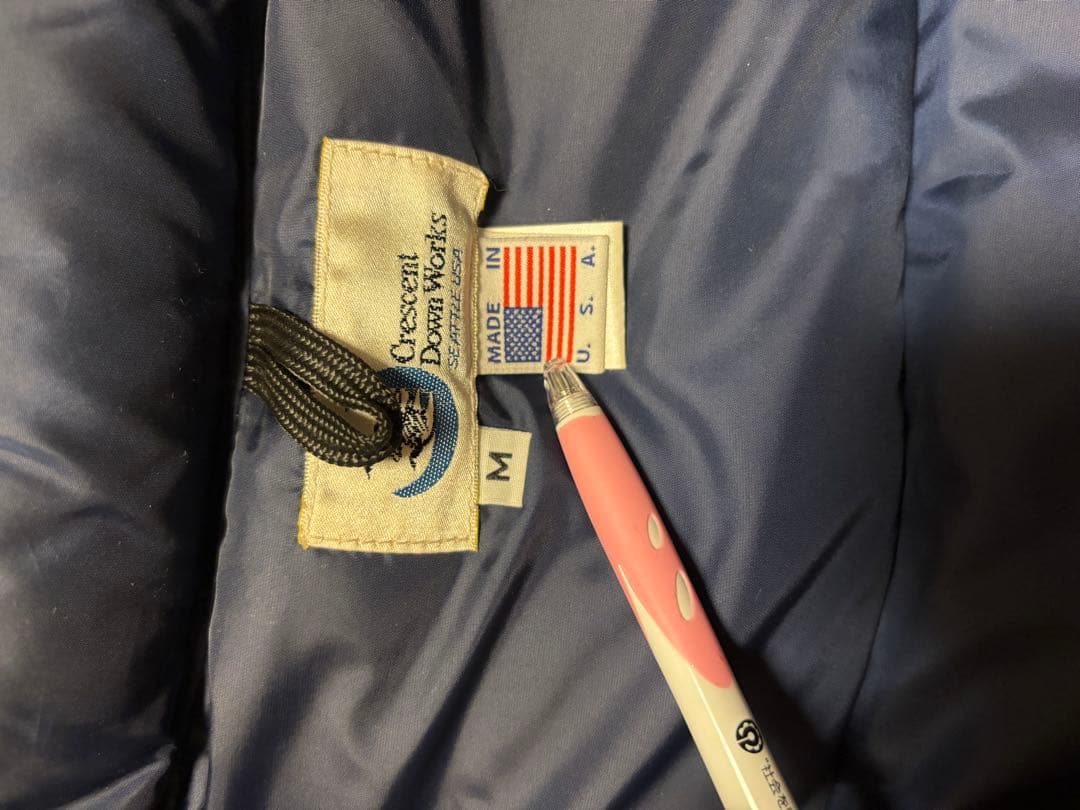 クレセントダウンワークス ダウンベスト M