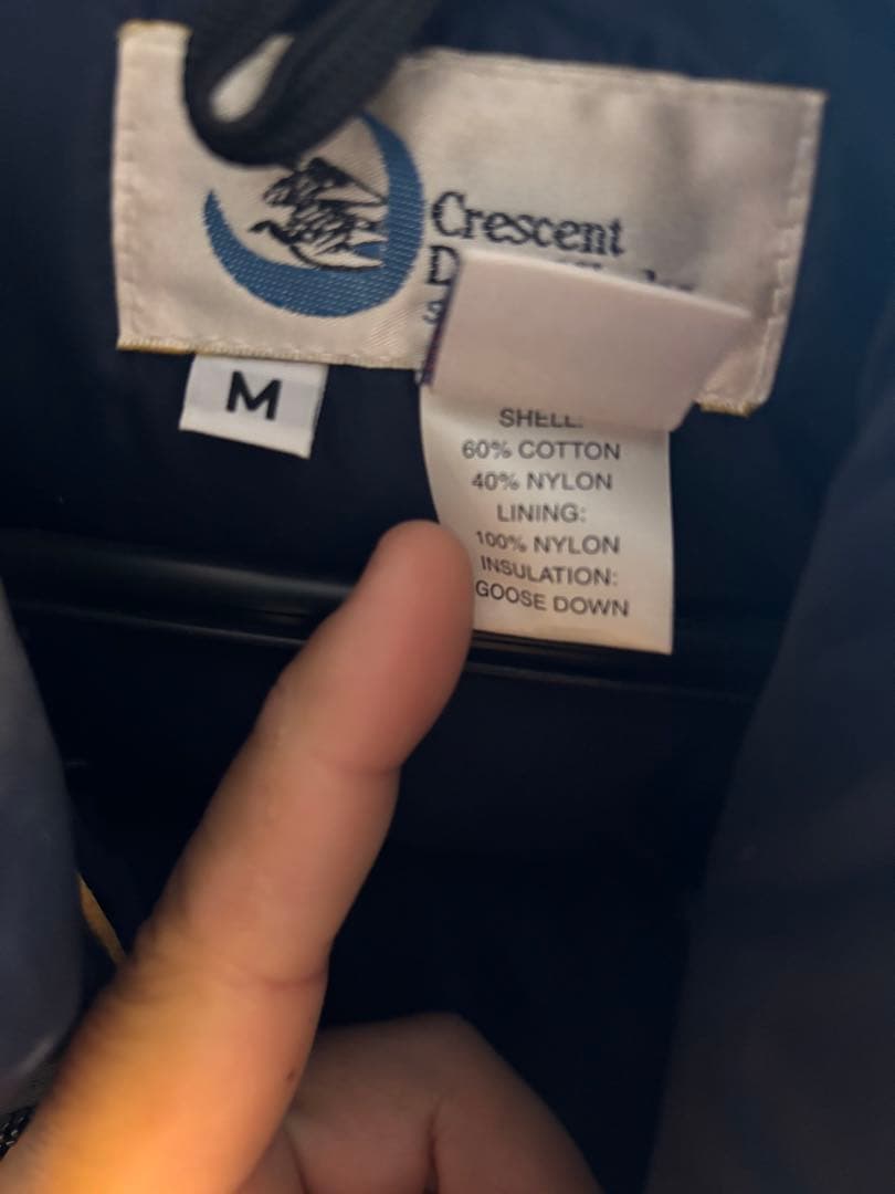 クレセントダウンワークス ダウンベスト M