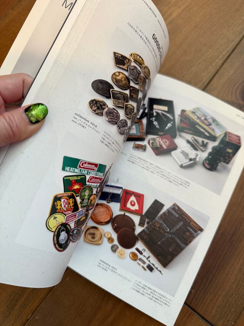 コールマンビンテージコレクタブル ブック　coleman vintage