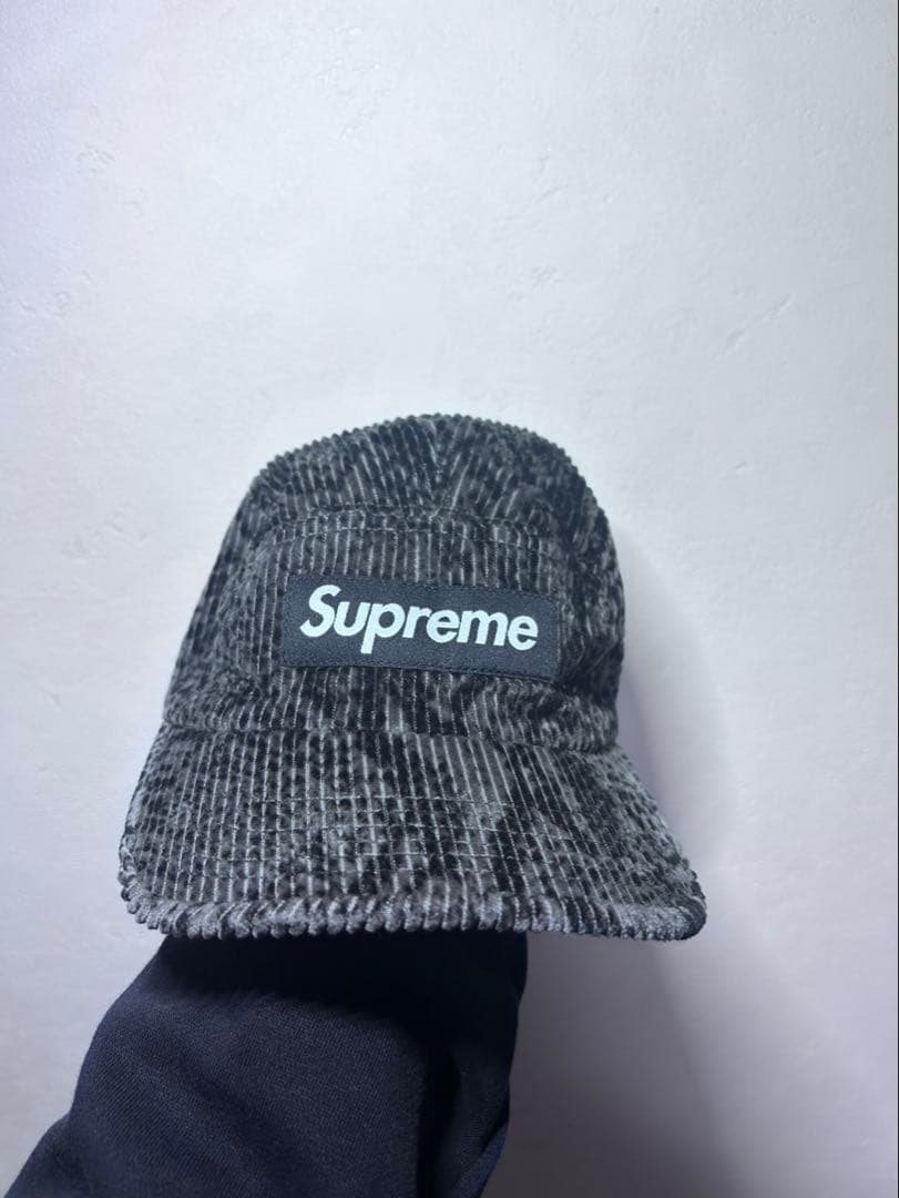 Supreme コーデュロイキャップ グレー！✨️2月9日のみ8000円✨️