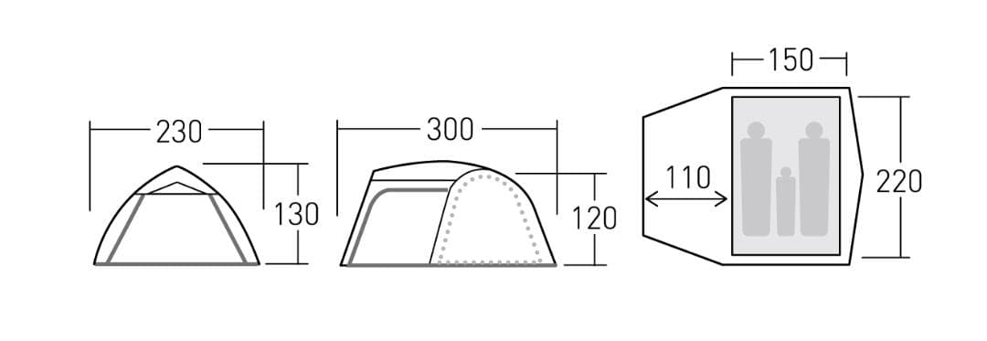 オガワ　ステイシーファルダ 2618　2～3人用　新品未使用 即納