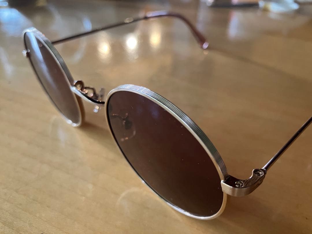 SHISHIKUI サングラス 眼鏡 ブラウン ゴールド