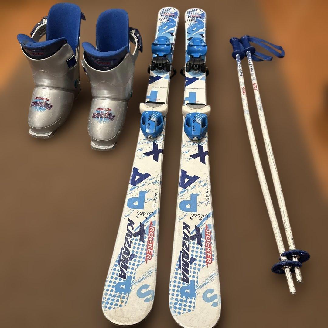 スキー板116cm 靴サイズ 21cm〜22cm