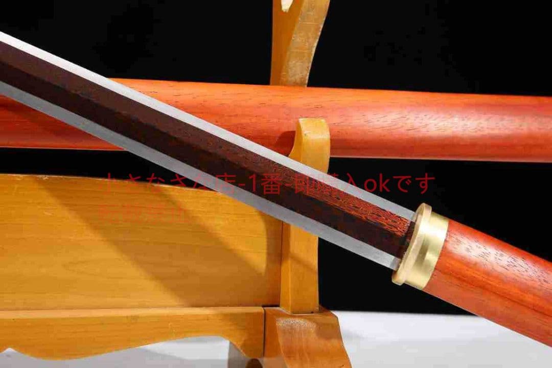 包銅唐剣八面模様鋼  唐剣  模造刀·模擬刀  居合刀