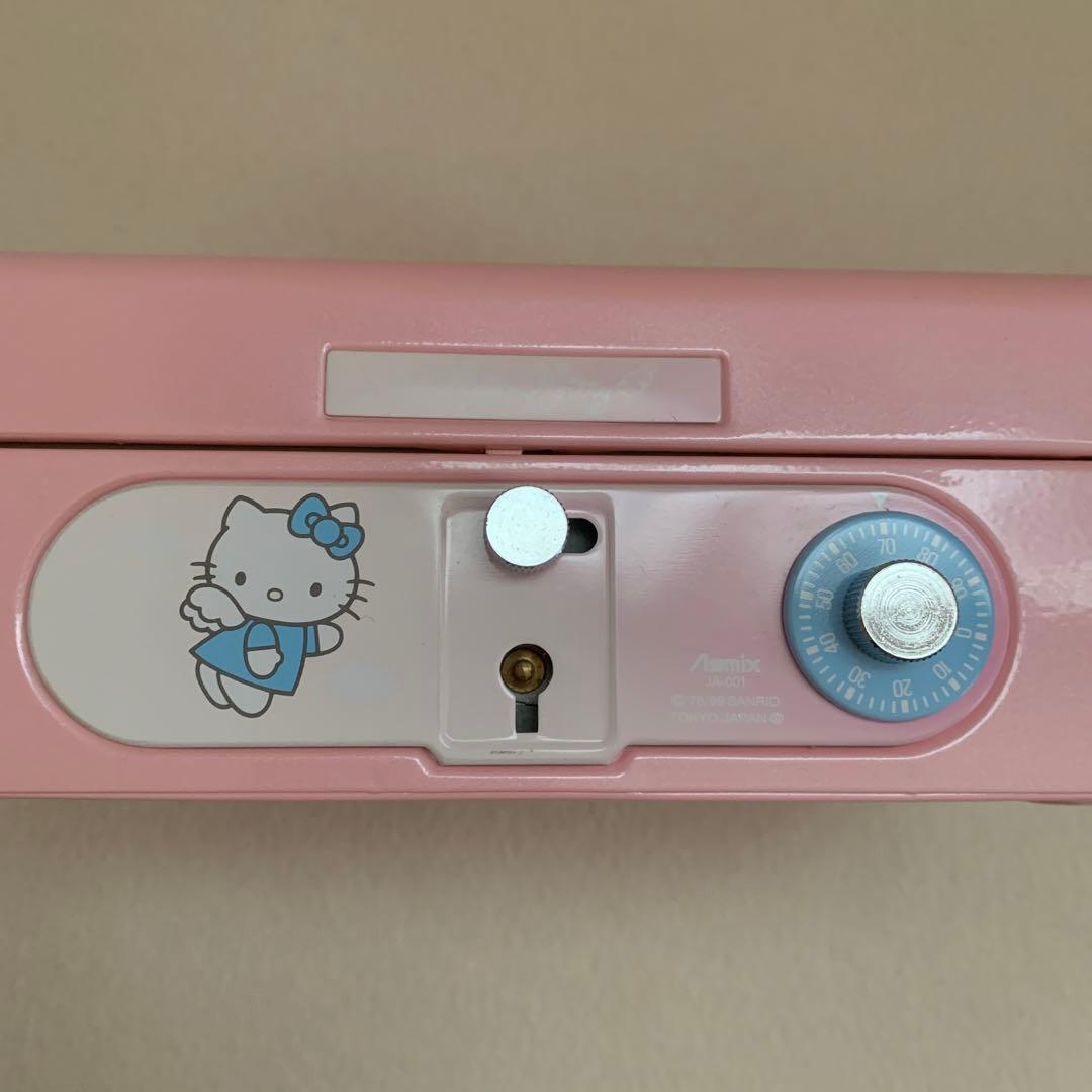 サンリオ♡エンジェルキティ 手提げ金庫 ダイヤル式 鍵付 ハローキティ【激レア】