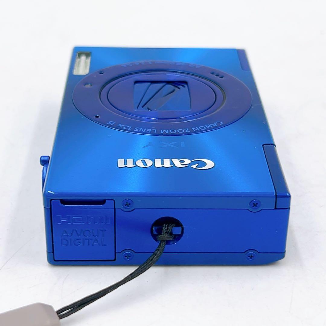 1ADM008【動作OK】キャノン Canon IXY3 PC1736 ブルー