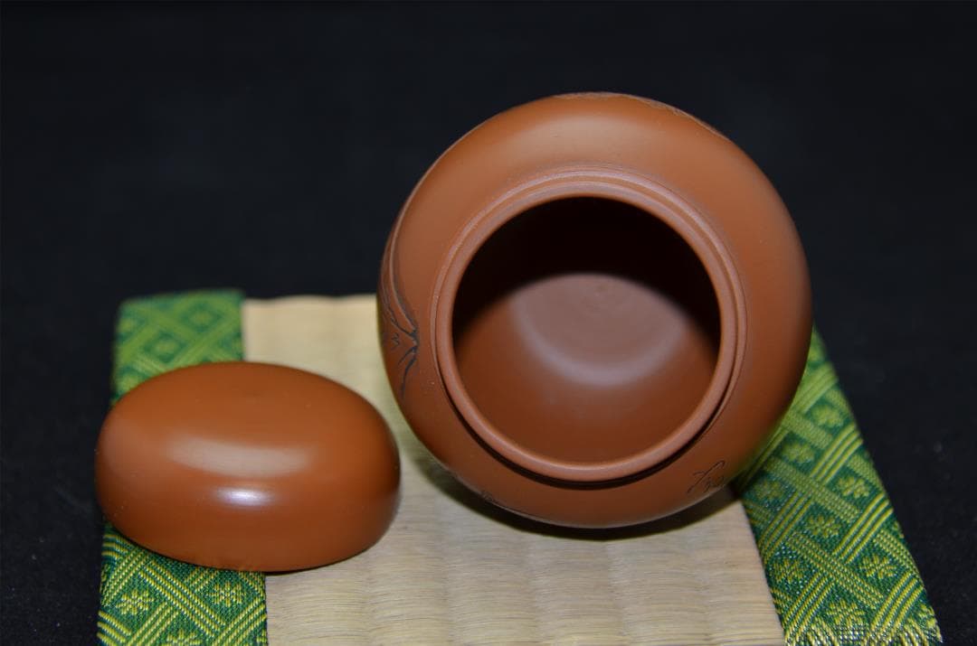 常滑焼　舜園作　茶壺　茶心壷　茶入　ナツメ　急須