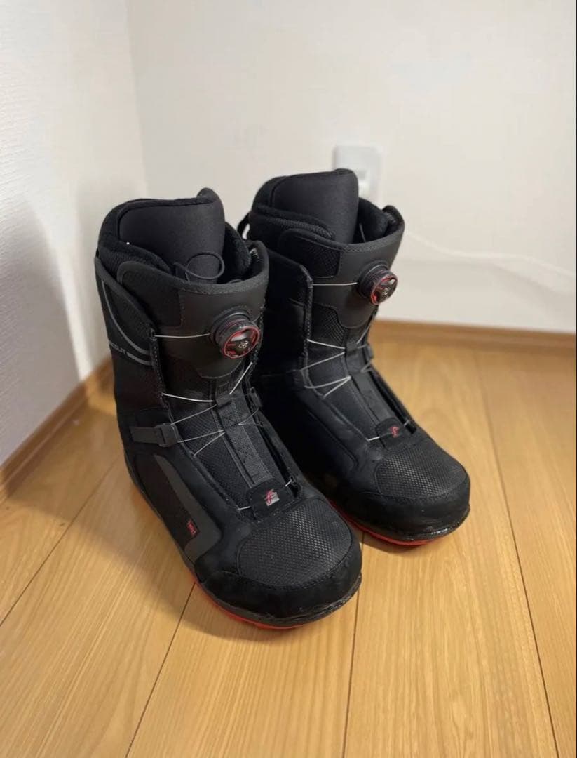 スノーボードブーツ 黒/赤　29cm