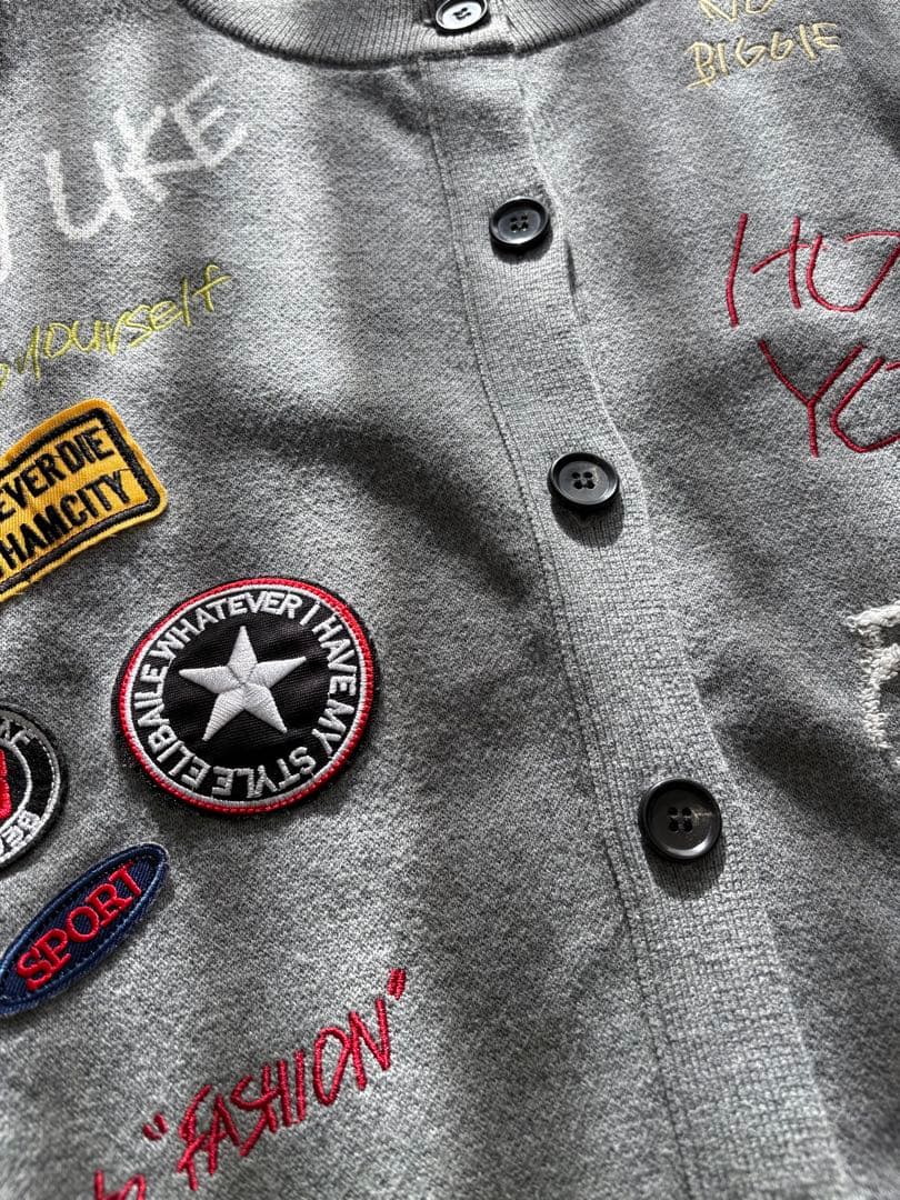 トップス JEANASIS eL+1 Graffiti Cardigan