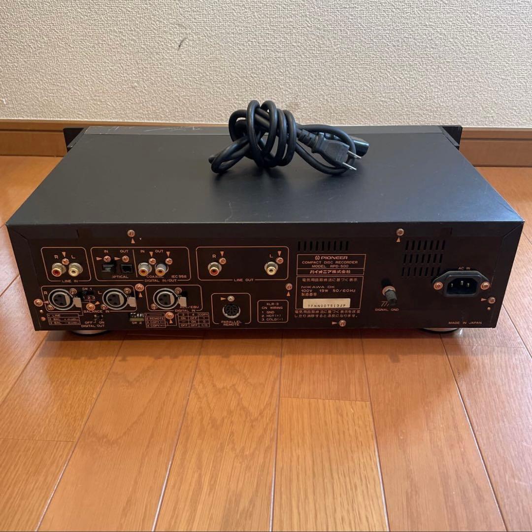 【完動品】Pioneer RPD-500 パイオニア CDレコーダー リモコン