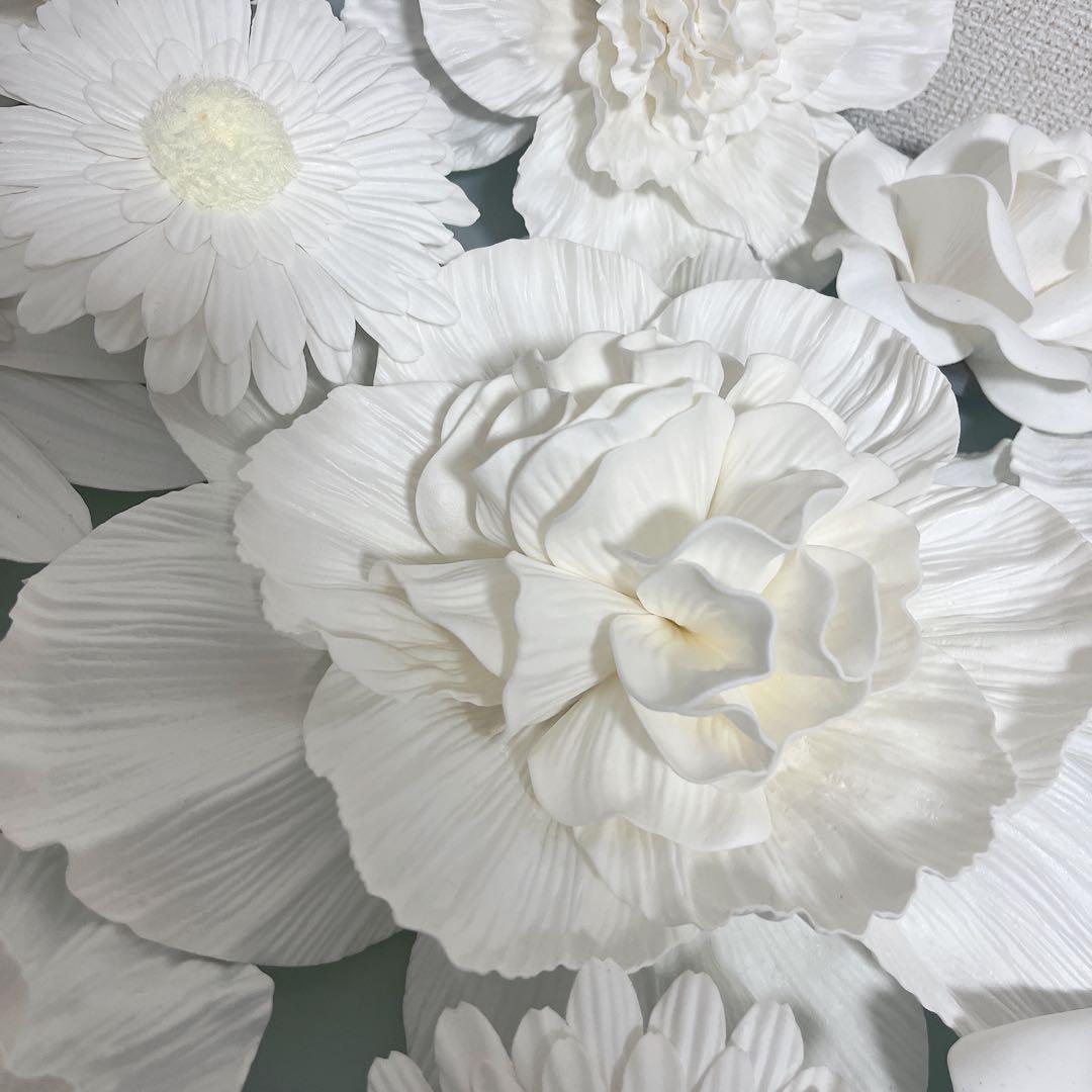 Francfranc ウォールフラワー（ホワイト）15個セット