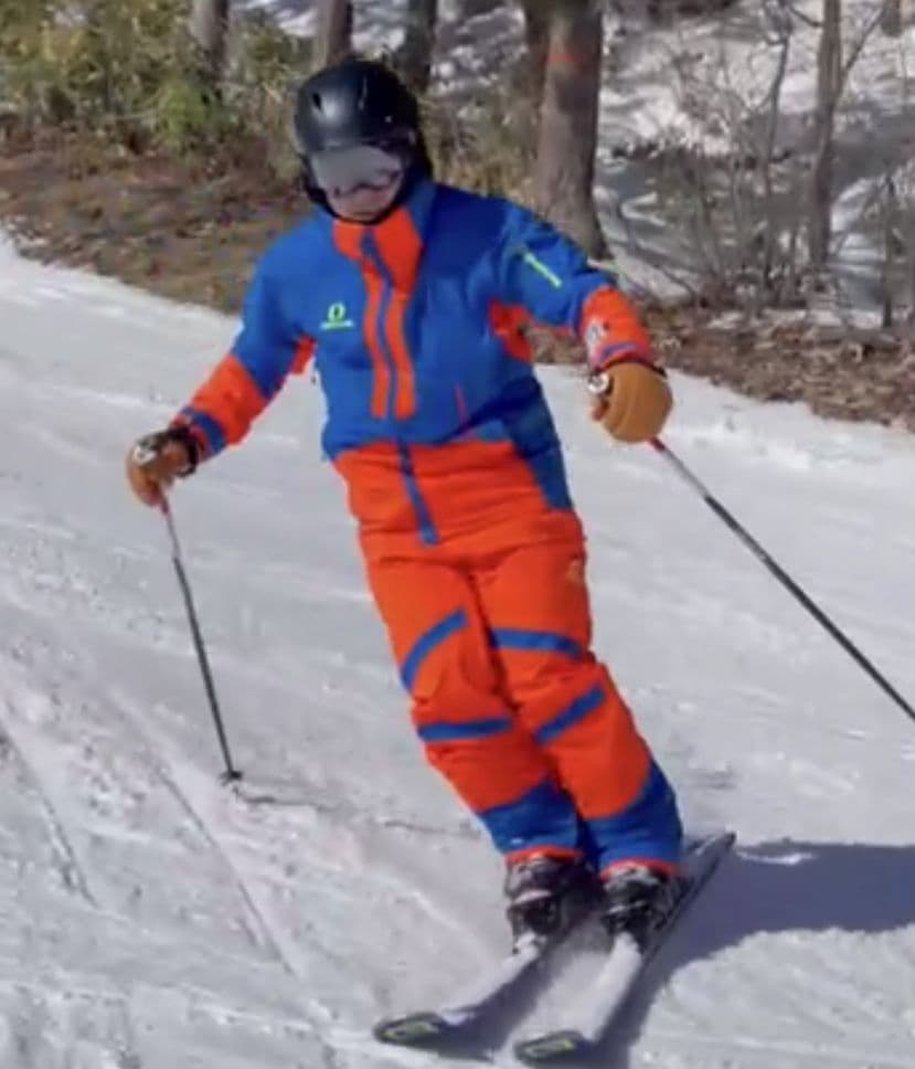 ON−YO−NE スキーウェア 青/オレンジ　ジャケットＬ