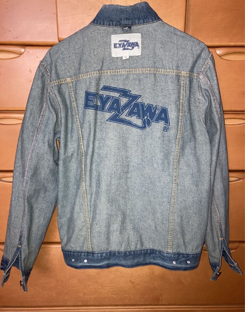 矢沢永吉 デニムジャケット GジャンE.YAZAWA ダメージ ヴィンテージ風