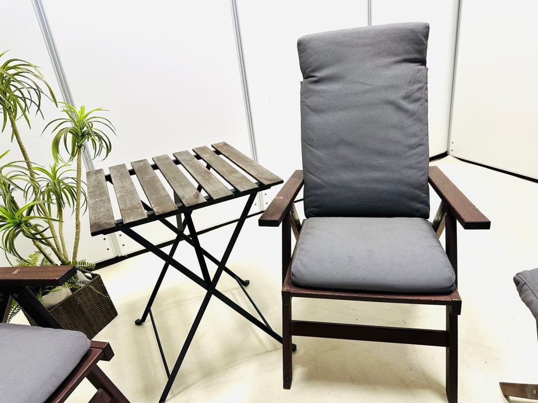 IKEA パーソナルチェア オットマン付き 5点セット