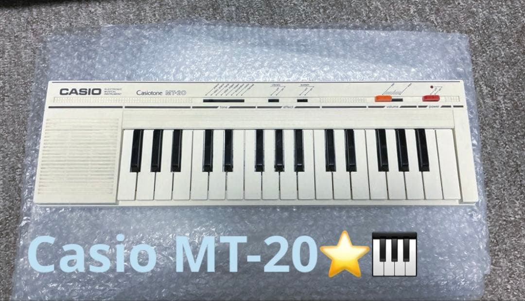 Casio MT-20 ホワイト☆ビンテージミニシンセサイザー☆希少レア☆