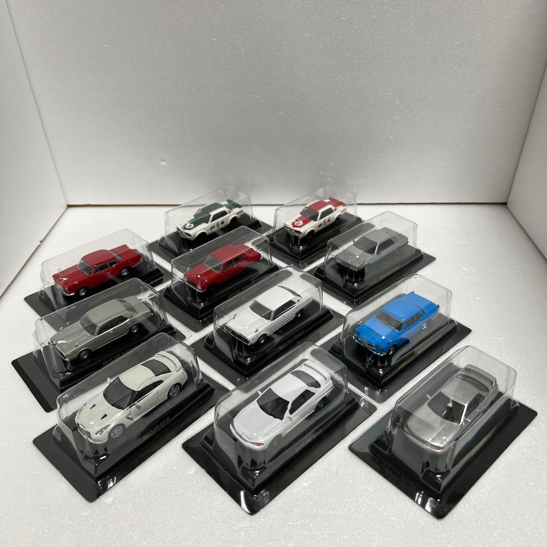 京商 スカイライン ミニカー 1/64 SKYLINE 11台セット