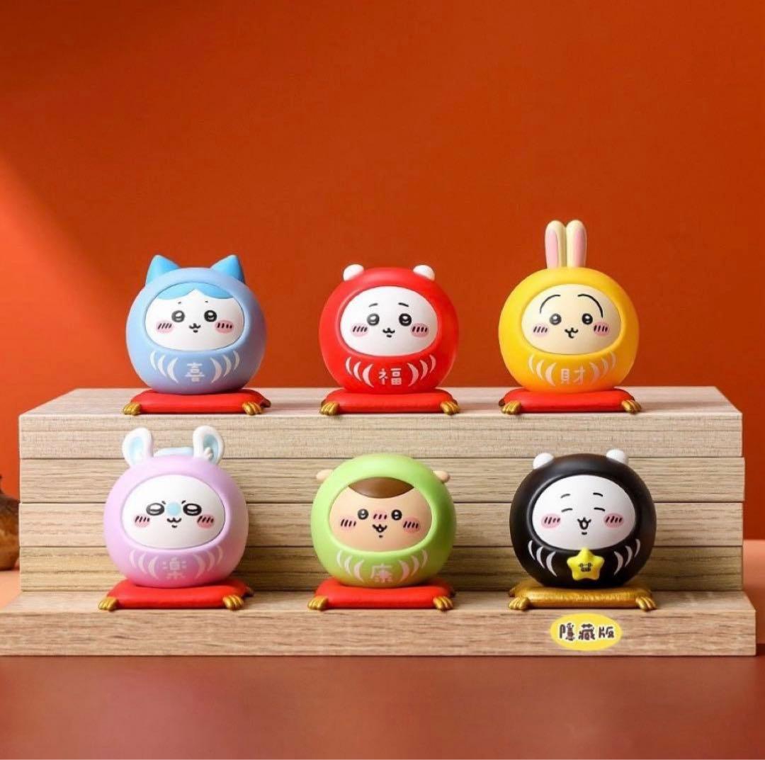 2026年台湾限定ちいかわ　セブンイレブン　祈願だるま　コンプリートセット