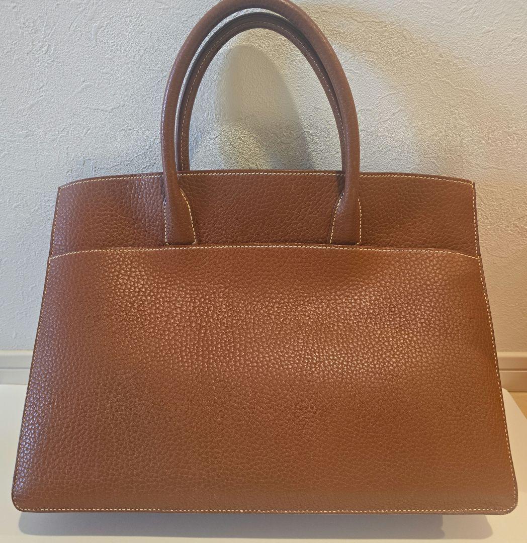HERMES エルメス ホワイトバスPM ゴール ド金具 ハンドバッグ美品