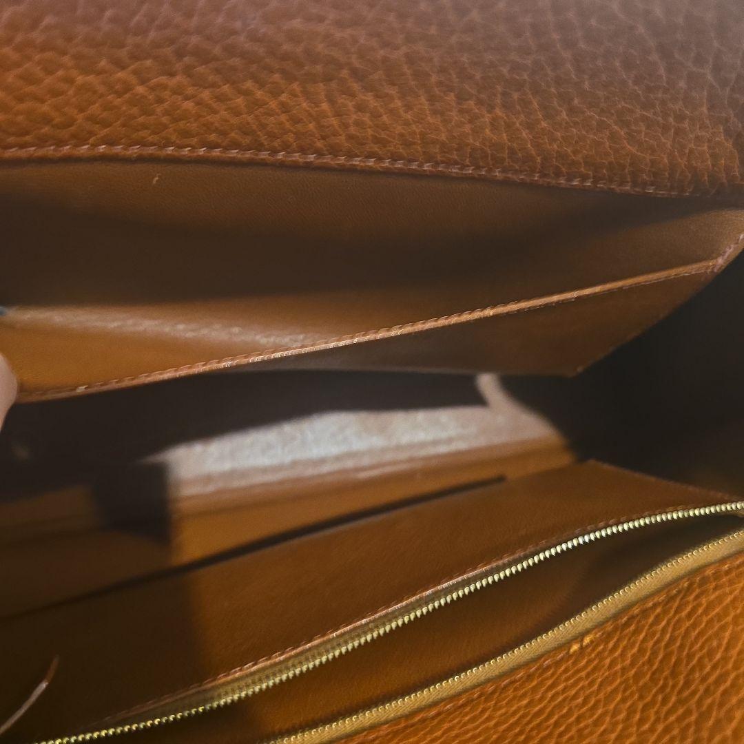 HERMES エルメス ホワイトバスPM ゴール ド金具 ハンドバッグ美品