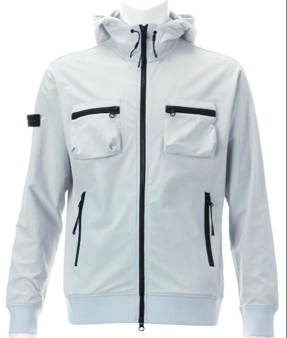 BRIEFING GOLF ストームフリースパーカー（OFF WHITE／M）