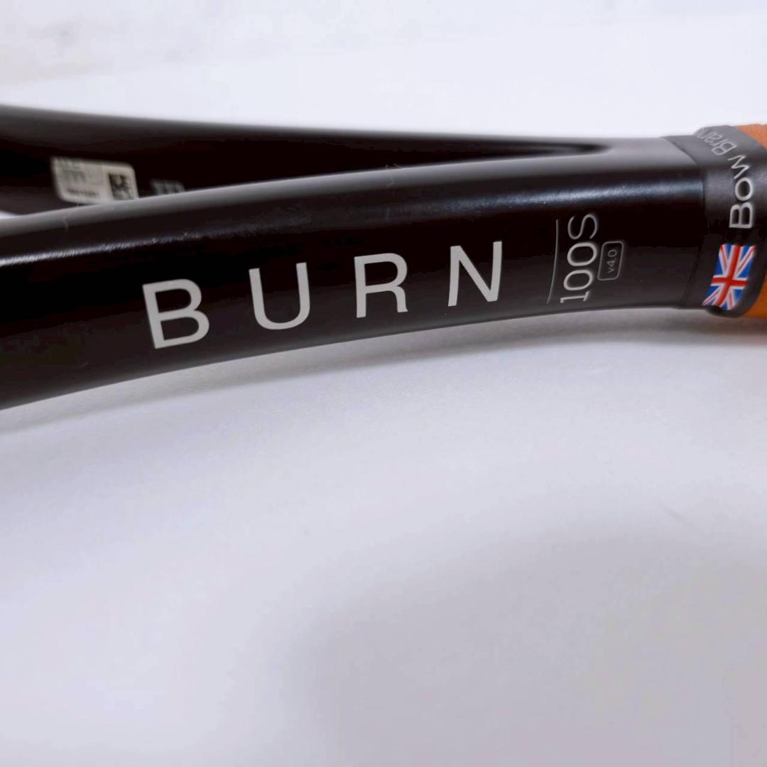 美品★Wilson ウィルソン BURN 100S v4.0 硬式テニスラケット