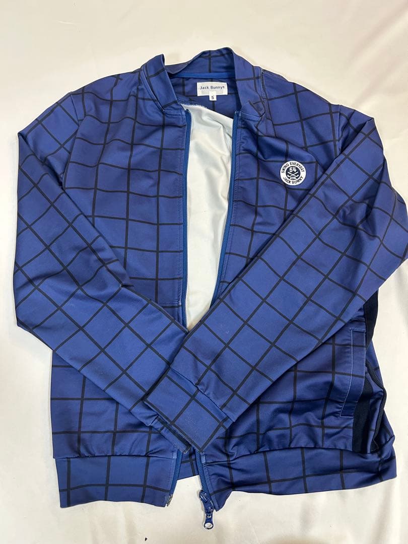 JACK BUNNY ネイビー チェック柄　セットアップ