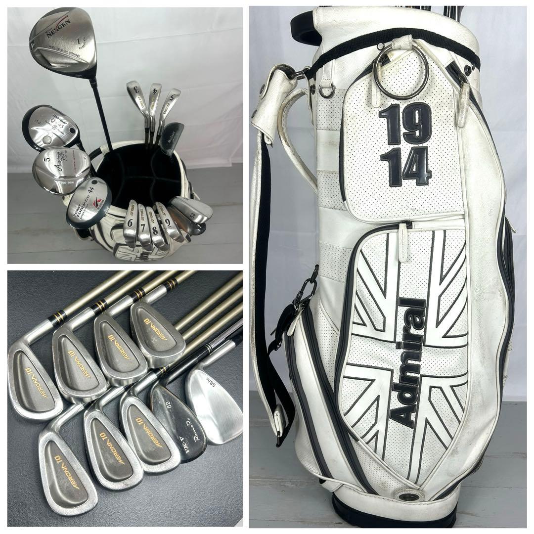 本格派 メンズゴルフクラブ 14本 フルセット ゴルフセット 豪華 お試しセット