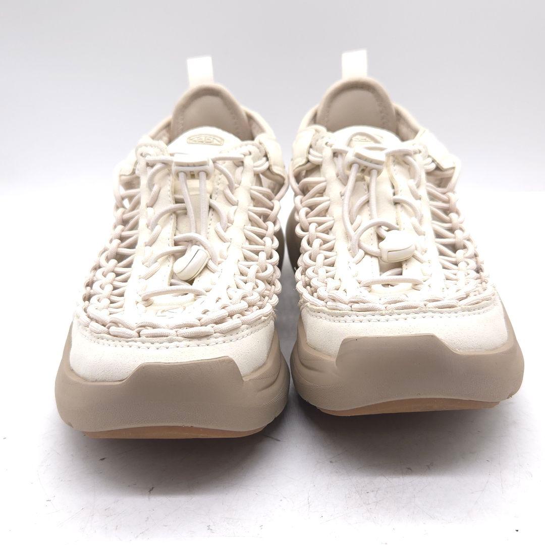 極美品 KEEN UNEEK WK キーン サンダル 25cm オフホワイト