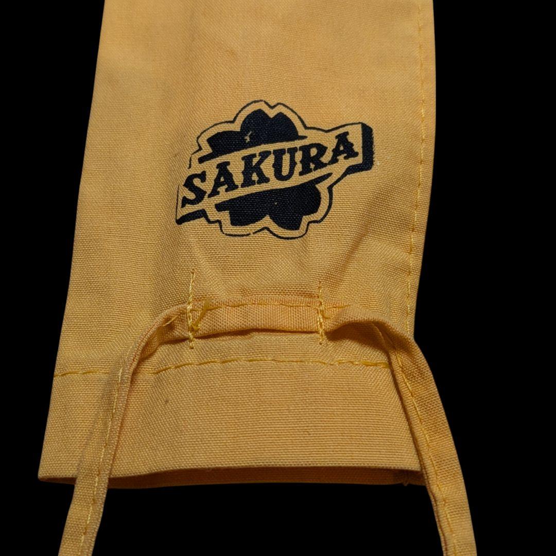 櫻井漁具 江戸川銘 和竿 筏竿 カセ竿 2本継 竹竿 収納袋付　チヌ　クロダイ