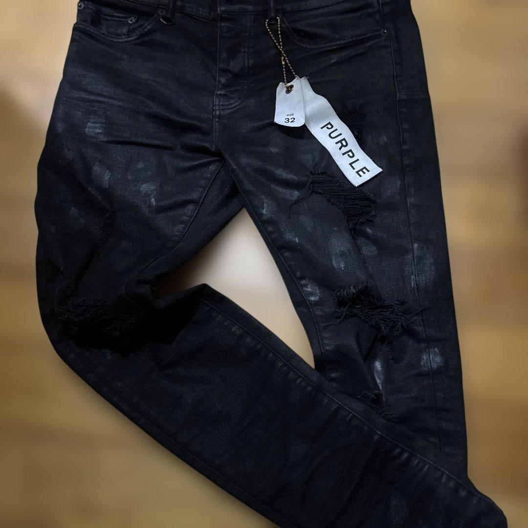 PURPLE BRAND ブラックデニム 32