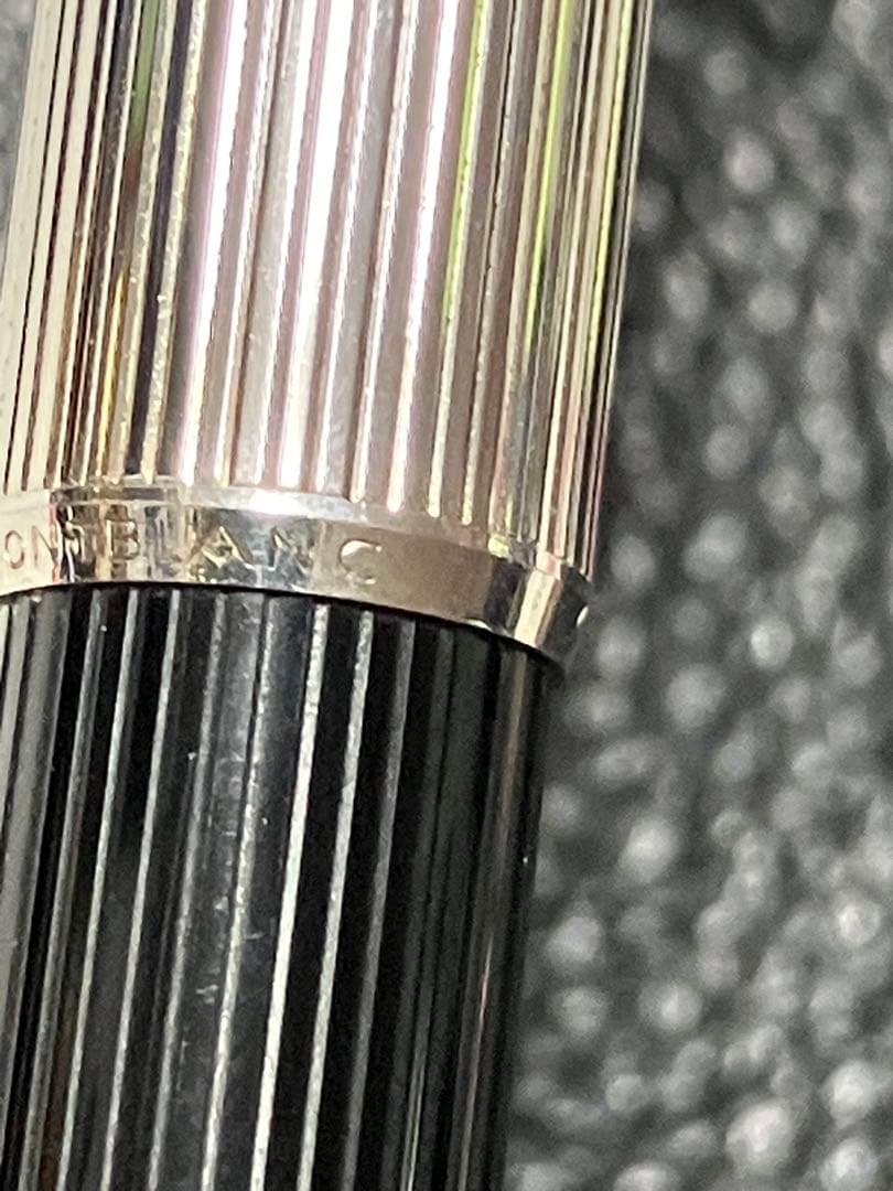 モンブランボールペン シルバー925 ハンマートリガー　ツートン　逸品