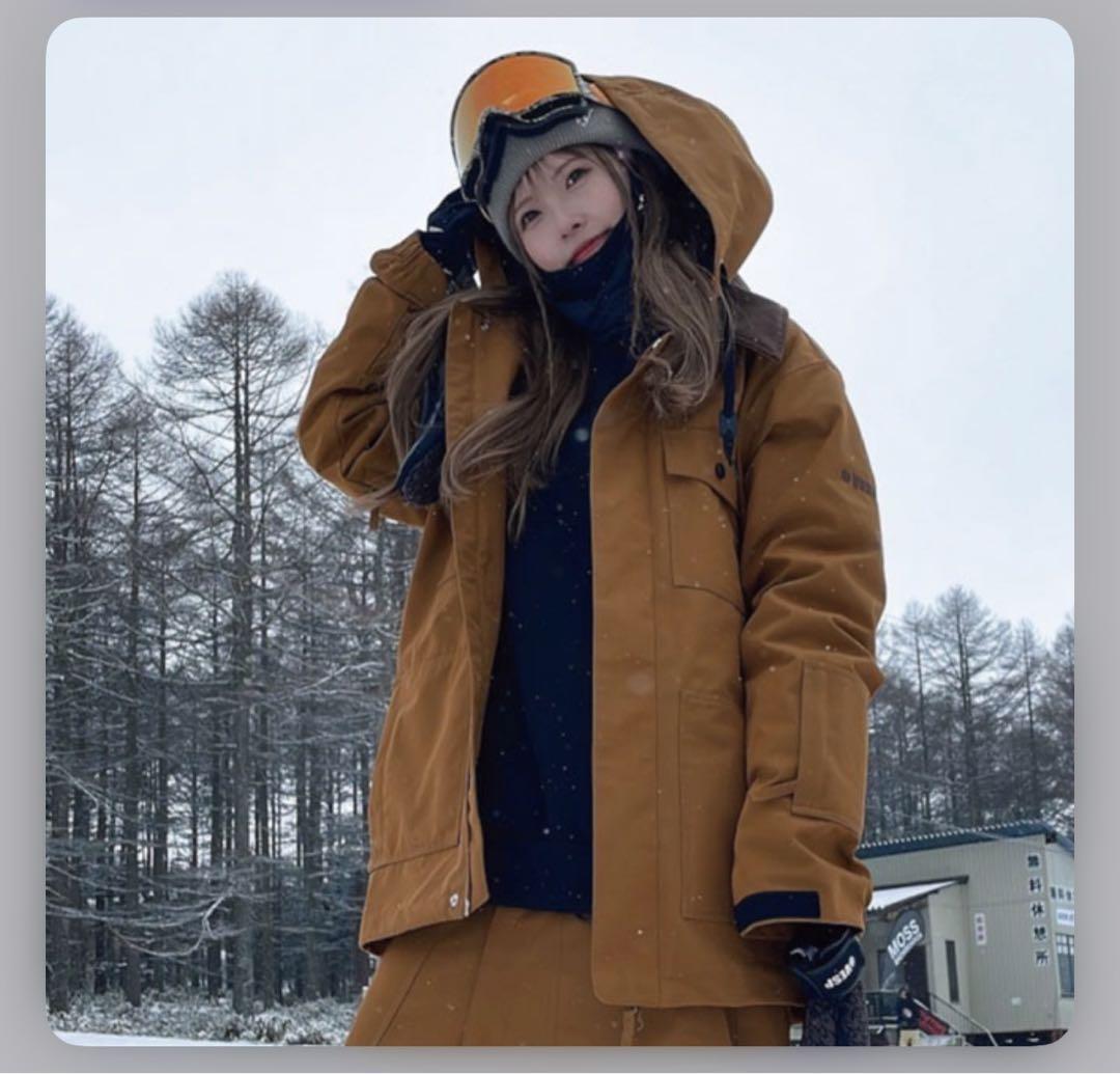 vesp コーデュロイ襟付きスノーボードウェア Mサイズ インク