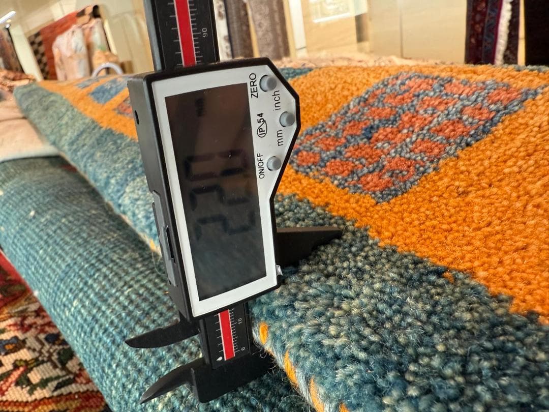 ギャッベ 152x102cm ペルシャ絨毯 手織り ギャベ 玄関マットラグ 絨毯