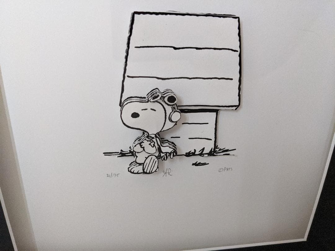 スヌーピー レイヤード 切絵 3D デコパージュ snoopy 世界限定175枚