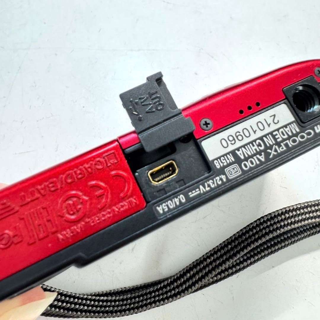 Nikon ニコン　デジタルカメラ COOLPIX　クールピクス A100 赤