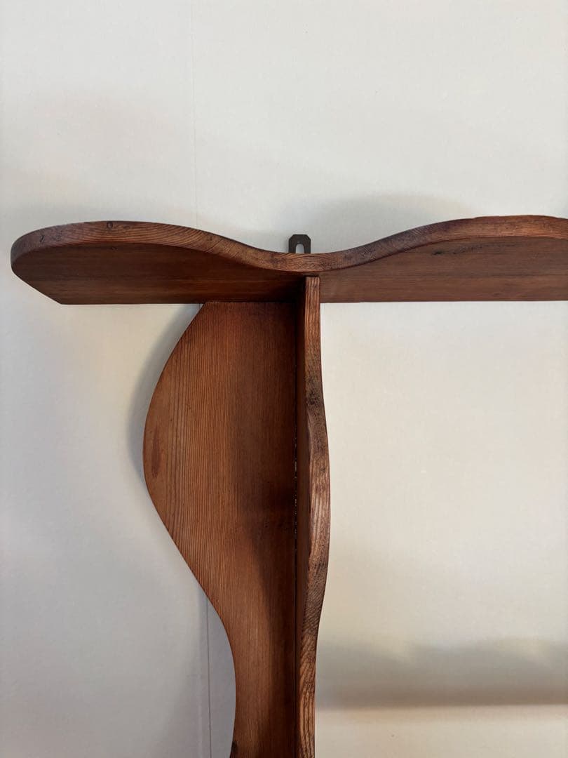 フランス　アンティークパイン　ウォールシェルフ