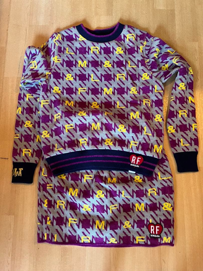 【新品タグ付き】MARK&LONA＊RF 幾何学模様セットアップ