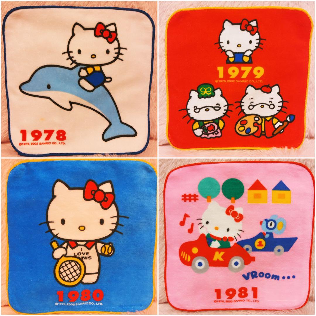 希少レア　ハローキティ　プチタオル　コレクション　2002 平成レトロ　サンリオ