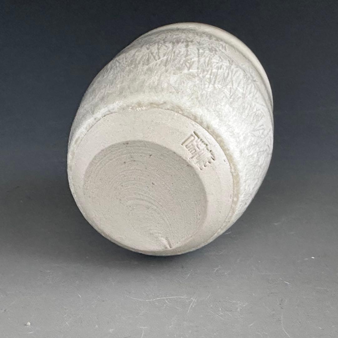 茶道具　濃茶器　茶入　雪結晶釉　坂東豊光　共箱　仕服付　茶会　茶事　稽古　北海道