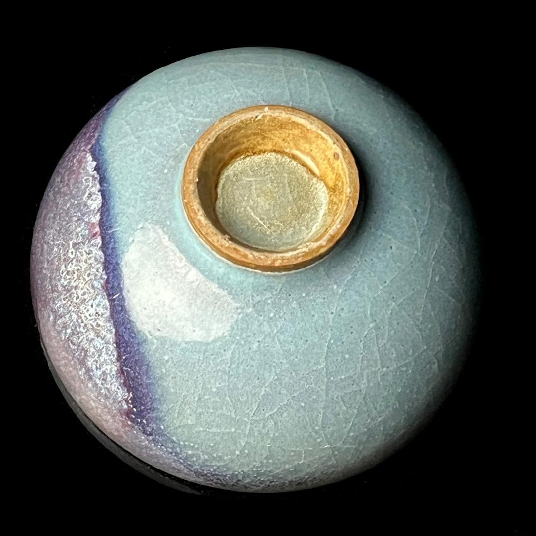 唐物 鈞窯紫斑釉小碗 擺件 宗 款 中国美術 古玩 SH106